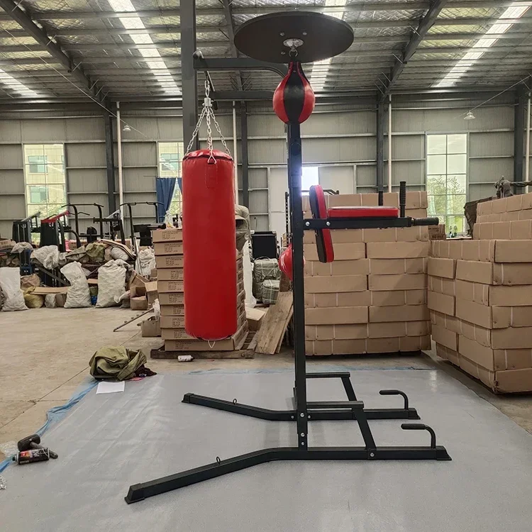 Boxing Bag Stand - Steel Heavy Punching Bag Stand Workout