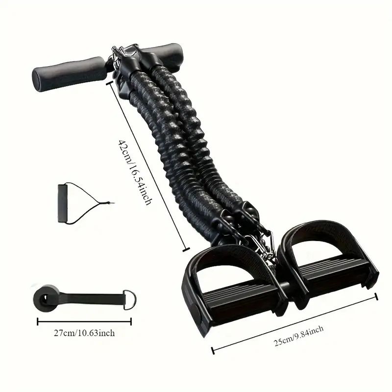 Home Gym Kit For Men - Pedal Tension Rope Puller Exercise At
