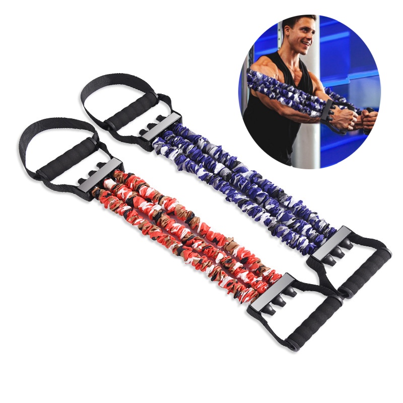 Home Gym Garden - Chest Expander Resistance Band Elastic Pull