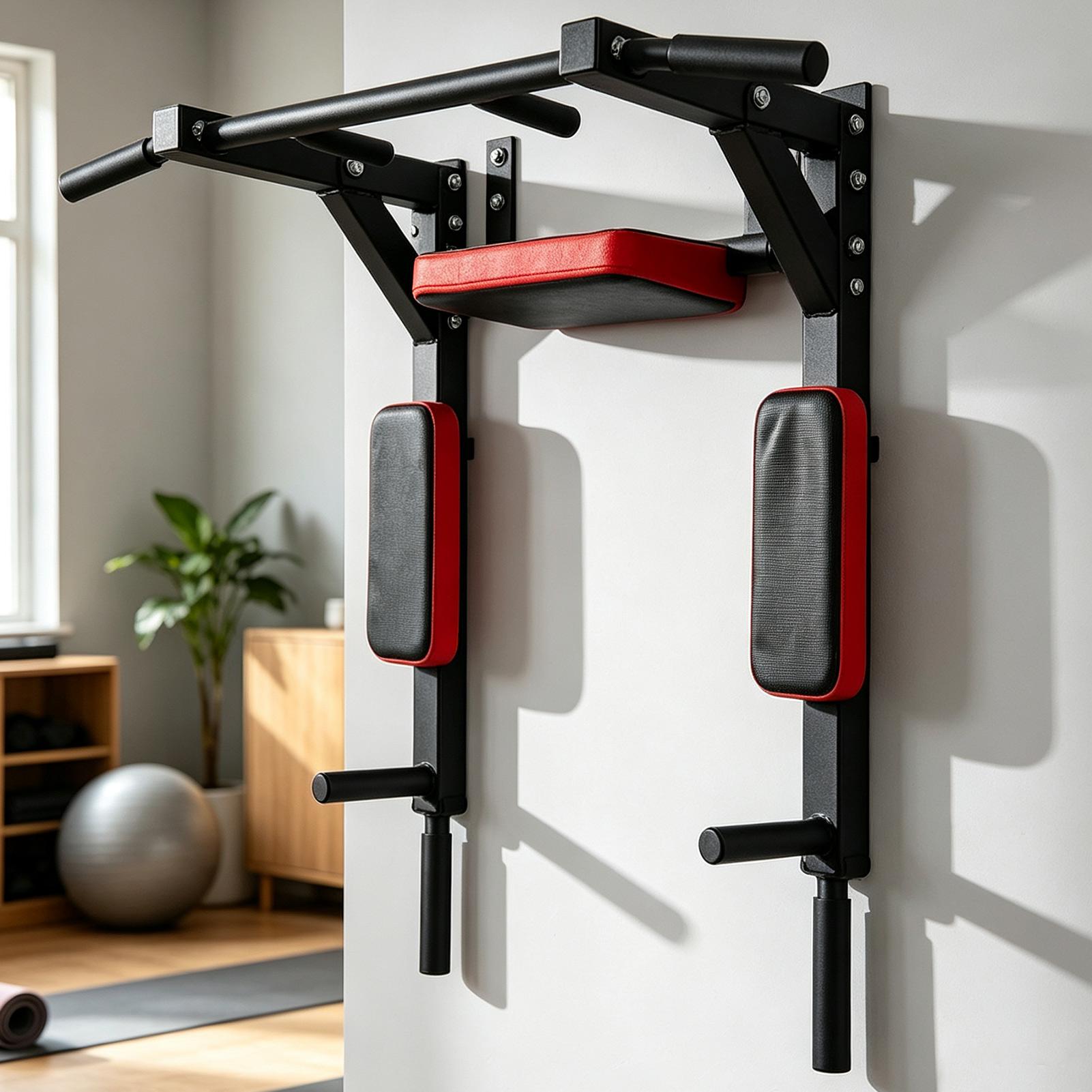 Home Gym Leg - Wall-Mounted Pull-up Bar Fitness Horizontal Bar