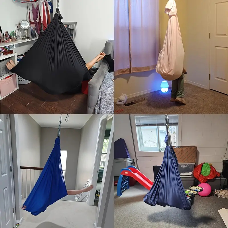 1.5*2.8m Elastic Swing Hammock - đánh giá và giá Yoga Trapeze Swing