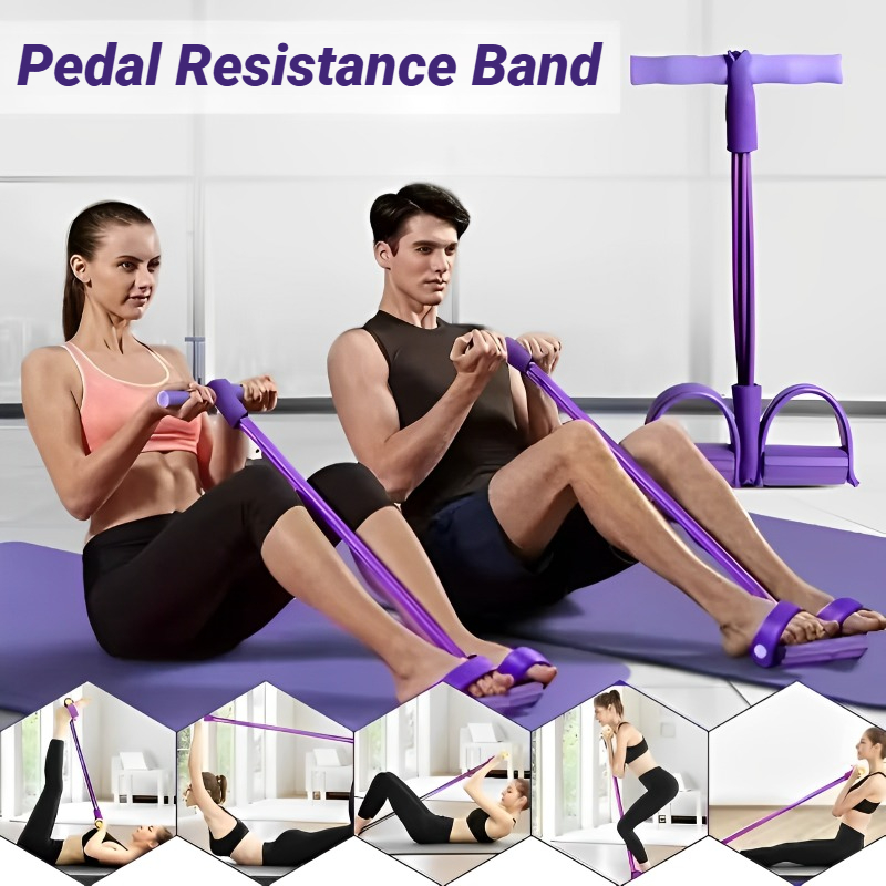 4 Resistance Elastic Pull Rope - đánh giá và giá Home Gym Used