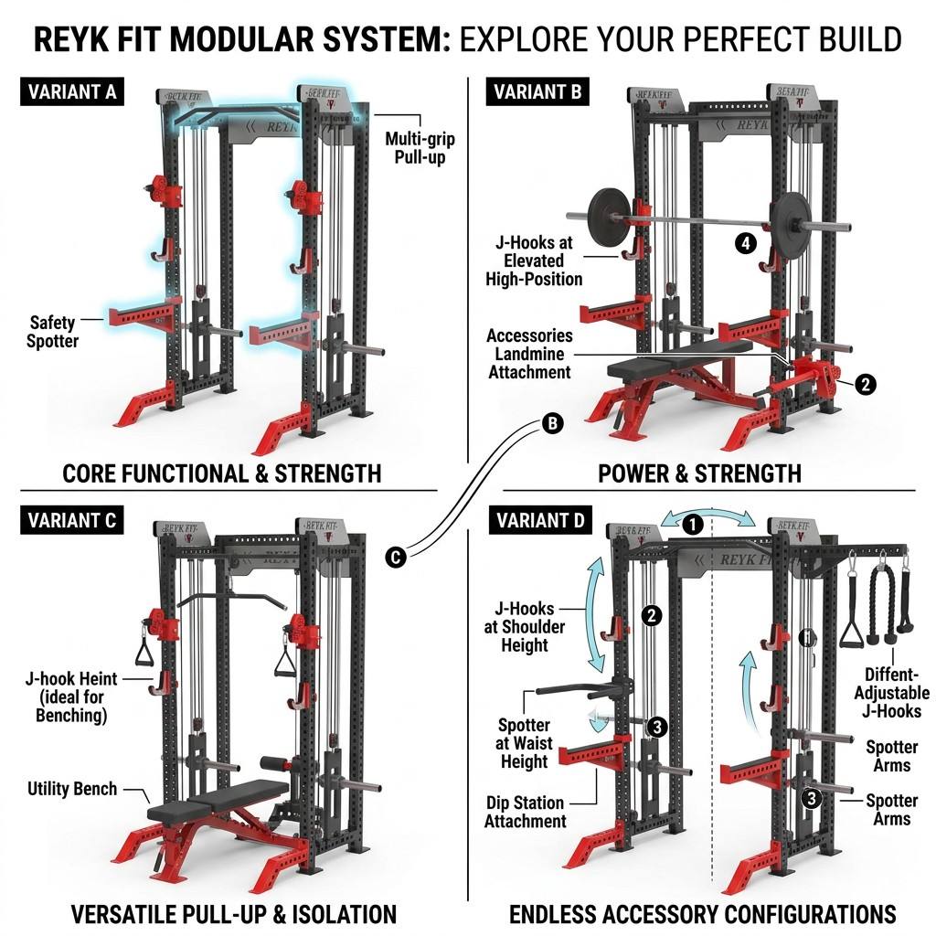 Customizable Professional Heav - đánh giá và giá Home Gym Rack With Cables
