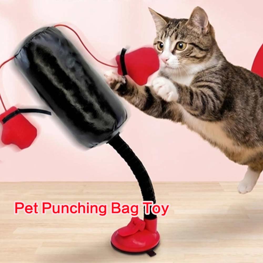 Suction Cup Cat Boxing Toy Scr - đánh giá và giá Boxing Bag Stand