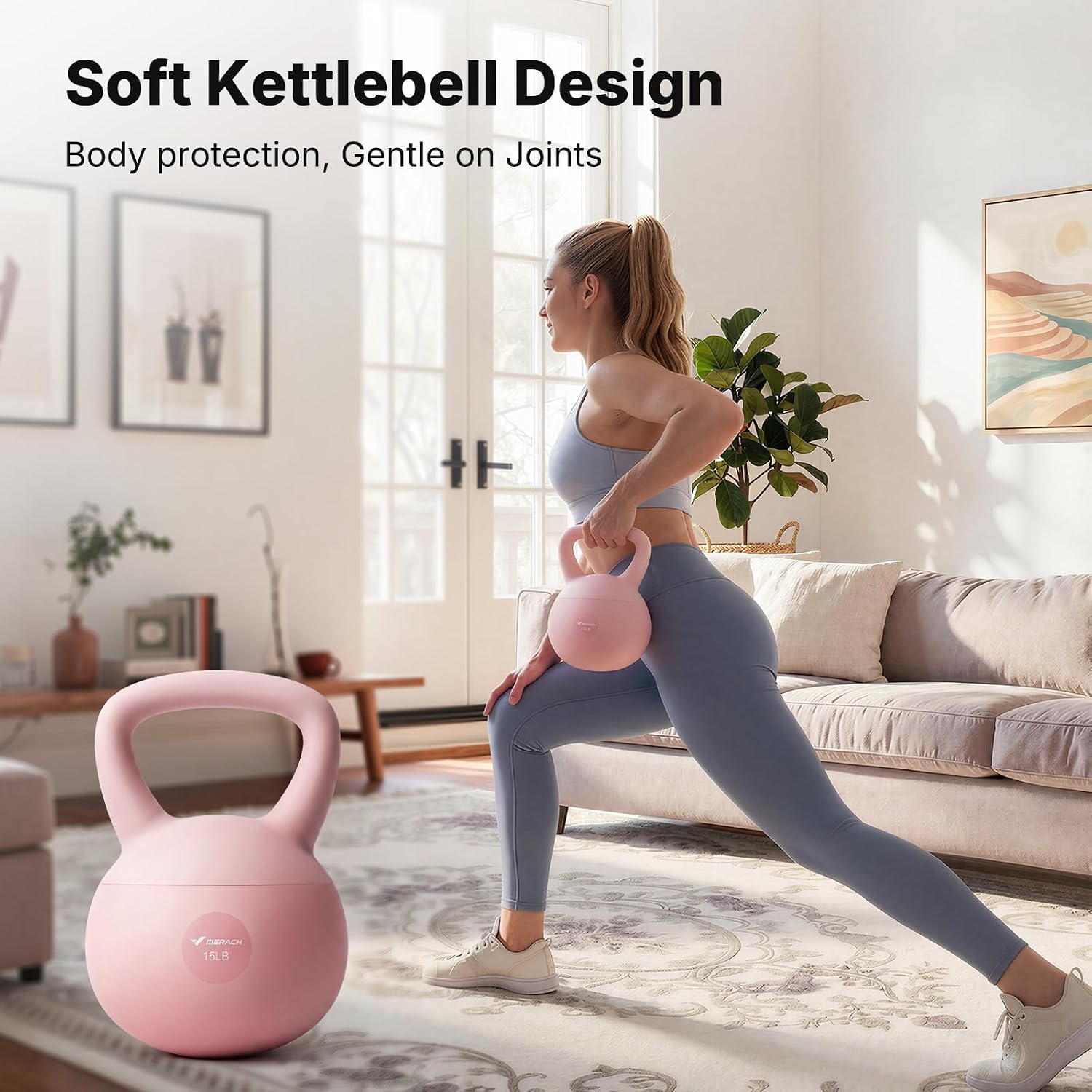 Soft Kettlebell With Wide Anti - đánh giá và giá Home Gym Kettler