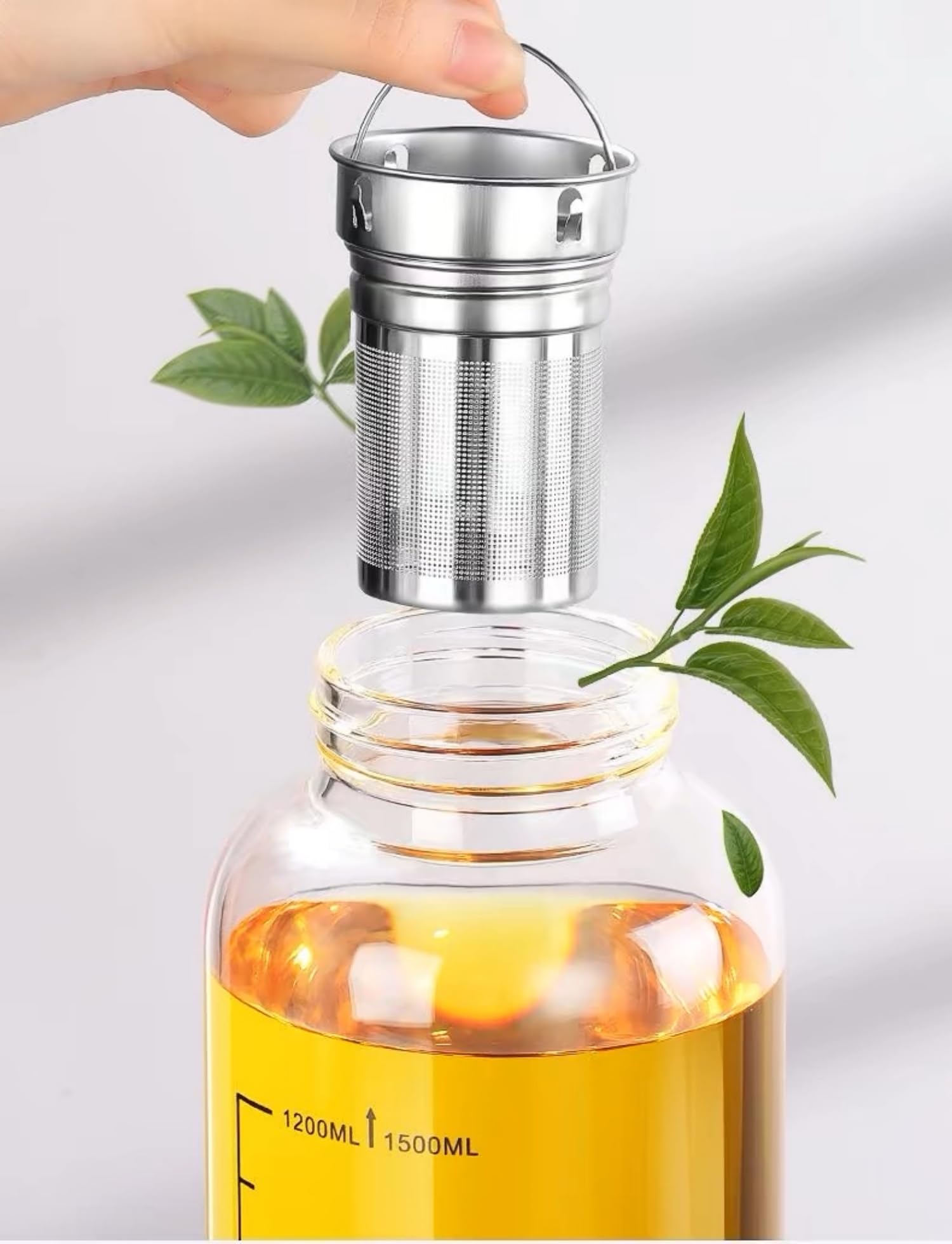 Glass Tea Tumbler with Infuser - đánh giá và giá Home Gym Kettler
