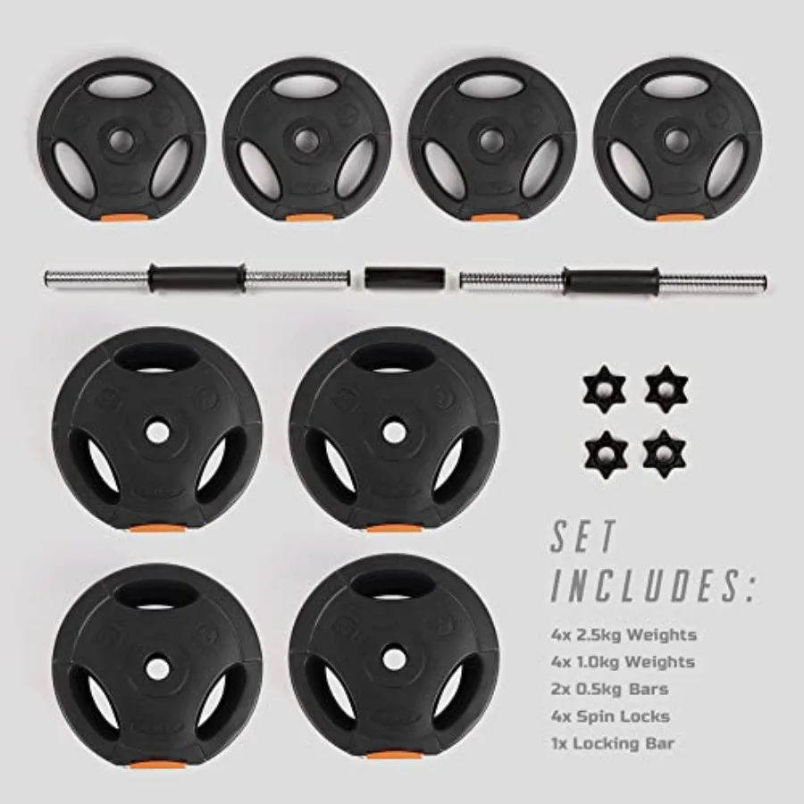 Adjustable 2 in 1 Dumbbells Se - đánh giá và giá Home Gym Design