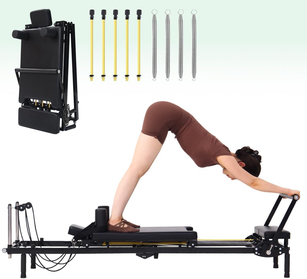 Foldable Pilates Reformer Mach - đánh giá và giá Home Gym Design