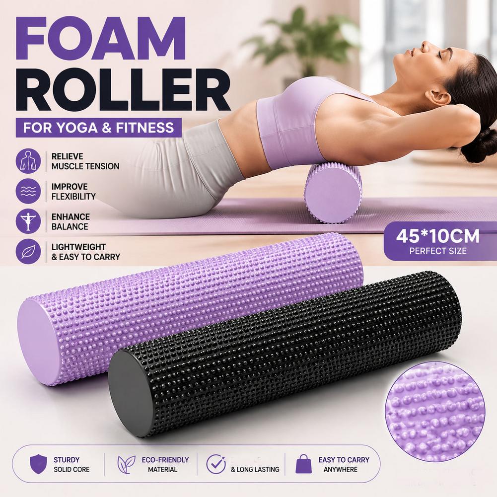 EVA High Density Yoga Foam Rol - đánh giá và giá Home Gym Pilates