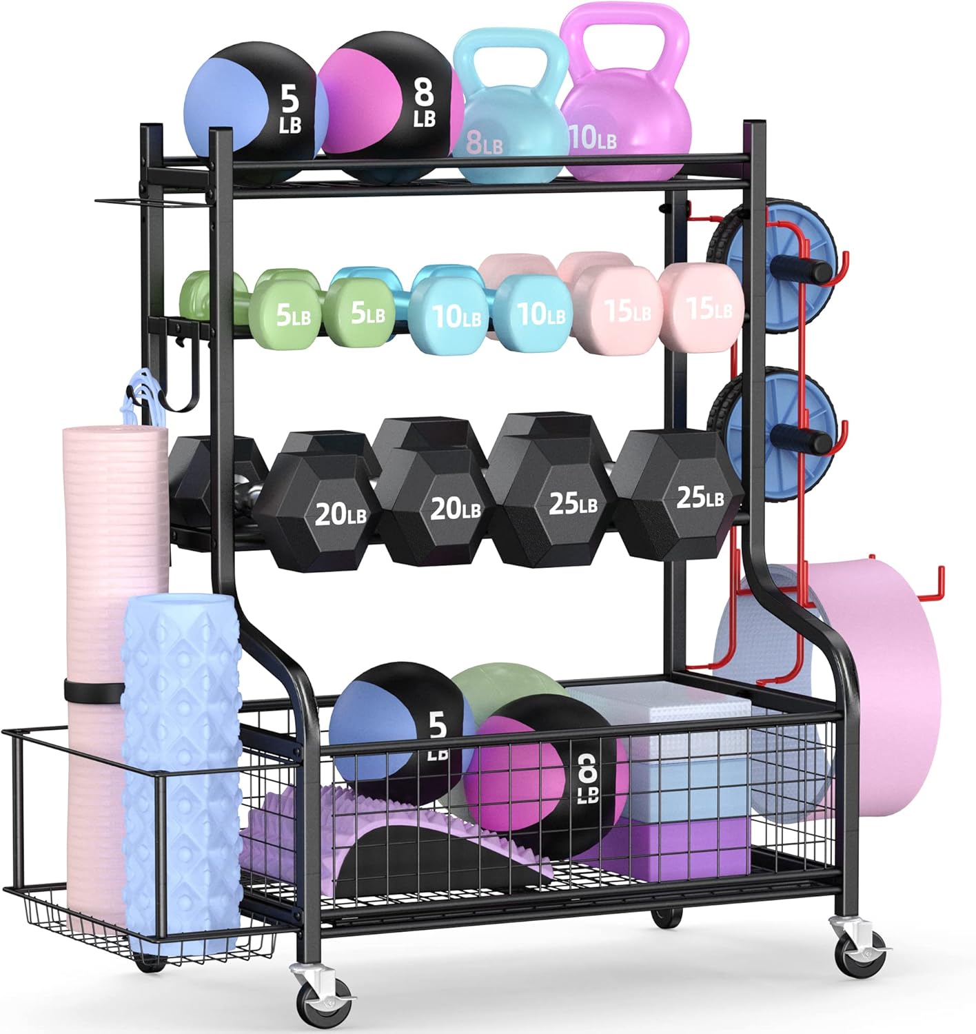 Home Gym Dumbbell Rack with Wh - đánh giá và giá Home Gym Usa