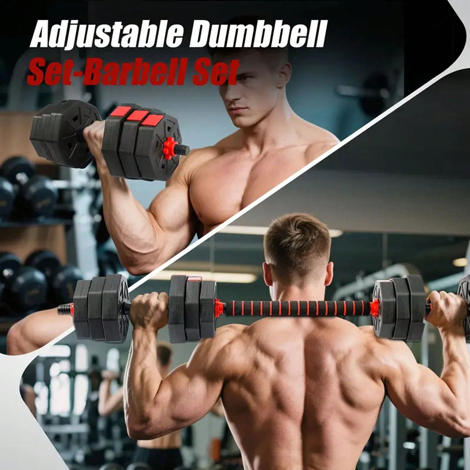 44lbs Free Weight Set With Con - đánh giá và giá Home Gym Used