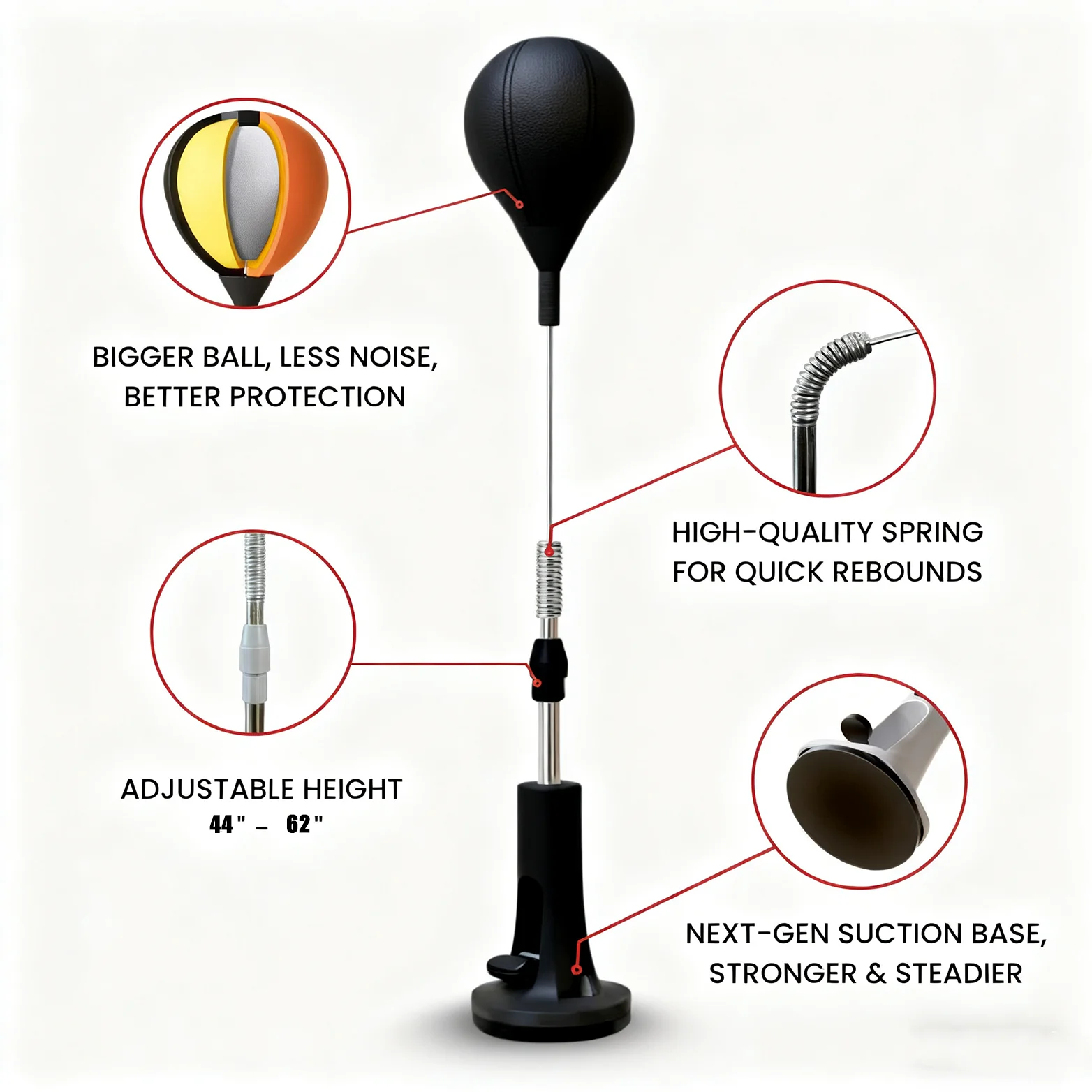 New Premium Punching Bag, Cobr - đánh giá và giá Boxing Bag Stand