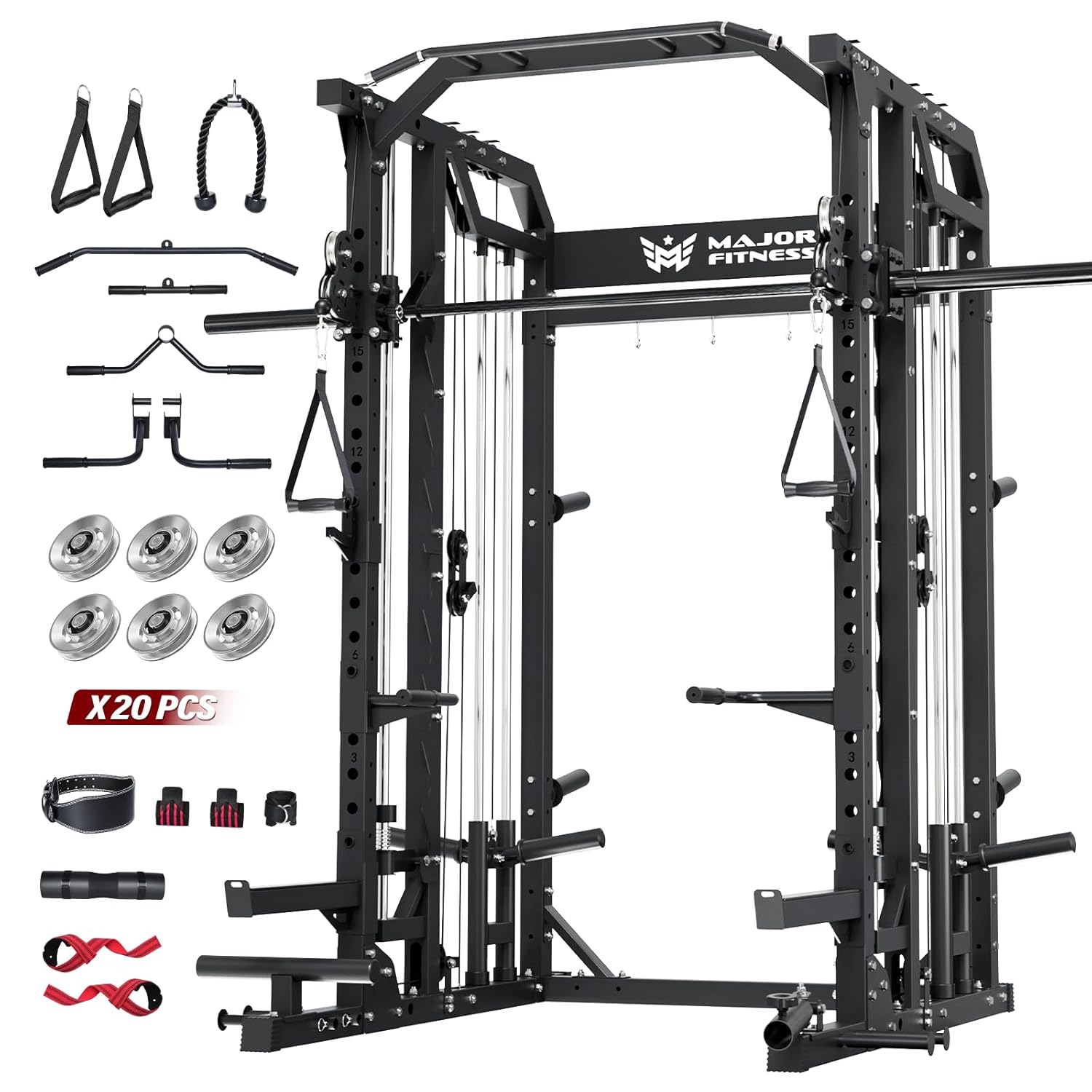 Smith Machine Home Gym Squat R - đánh giá và giá Home Gym Rack With Cables