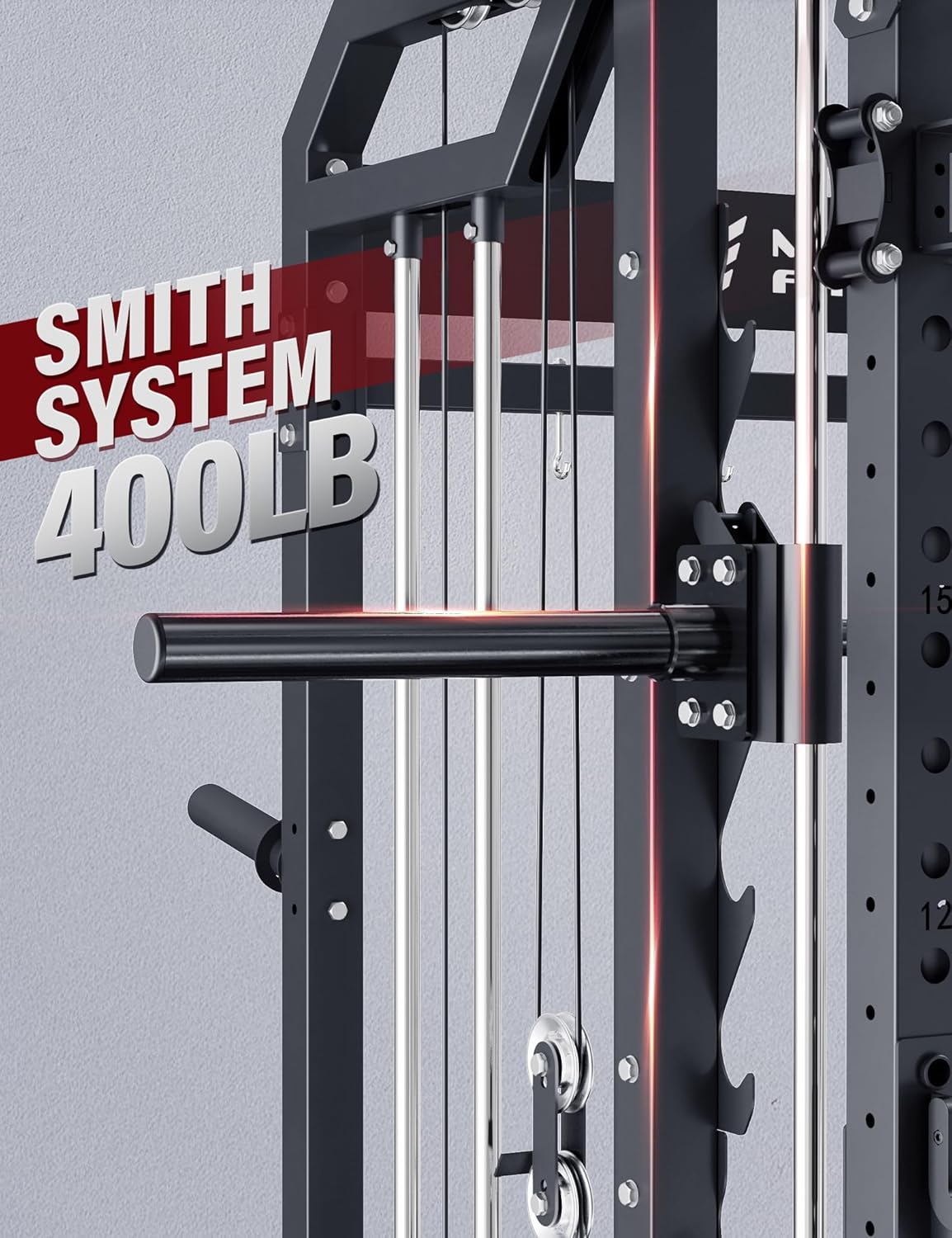 Smith Machine Home Gym Squat R - đánh giá và giá Home Gym Rack With Cables