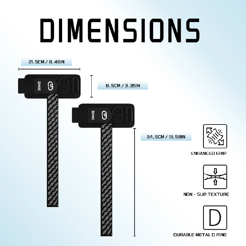 2Pcs Weightlifting Wrist Strap - đánh giá và giá Lifting Straps Wrist